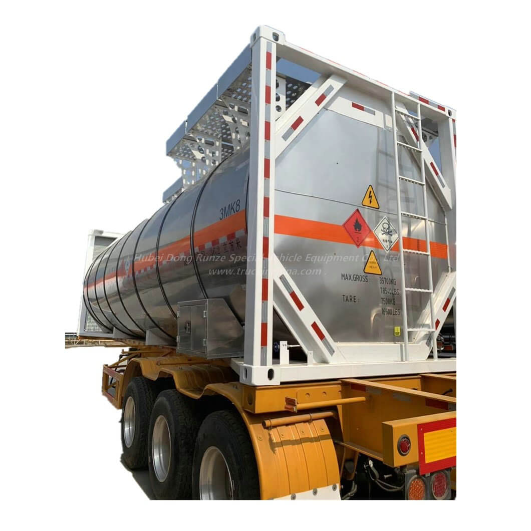 30FT /40Foot ISO Tank Container T50 UN Portable Tank for Ethylene Oxide UN1040 Stainless Plate Insulated PUF