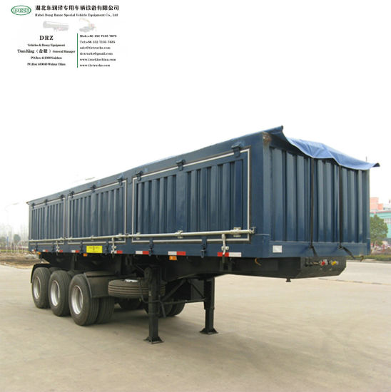 Wholesale Customizing 24cbm Heavy Duty 3 Axle Side Tipper Trailer in ...