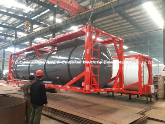 Sulfuric Acid Tank 20FT. 30FT LDPE Lined 16mm-20mm Perfect for Transport Dilute Sulphuric Acid 60% and Sulfuric Acid 98%, Hydrochloride, Hydrochloric Acid, Hf