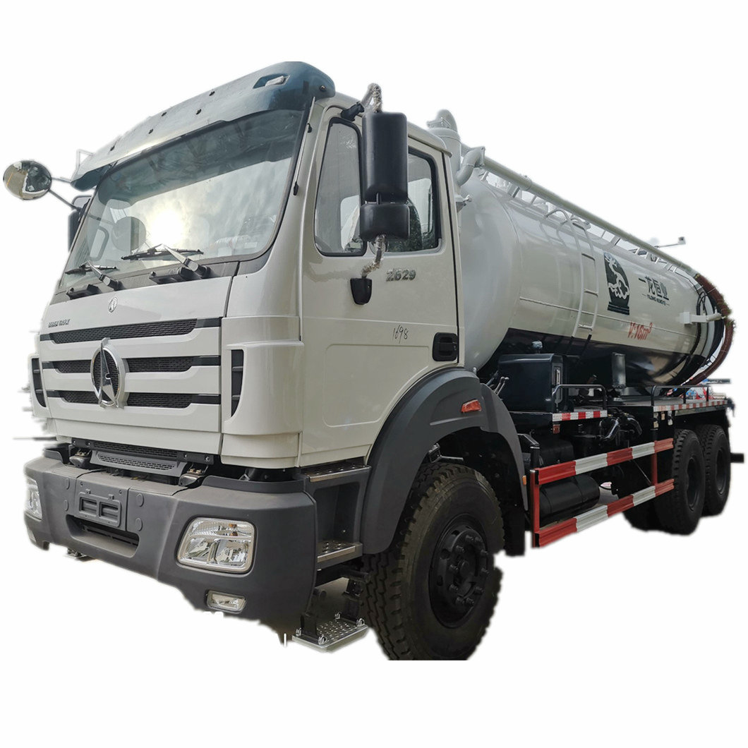 North Benz Heavy Duty 16000liters Sewage Disposal Vacuum Tanker Truck 2629
