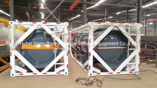 Sulfuric Acid Isotank (H2SO4 tank container) 20FT, 40FT 20m3-30m3 for Road Transport Sulfuric Acid 6% Sulfuric Acid 20%Sulfuric Acid 60%Sulfuric Acid 98%