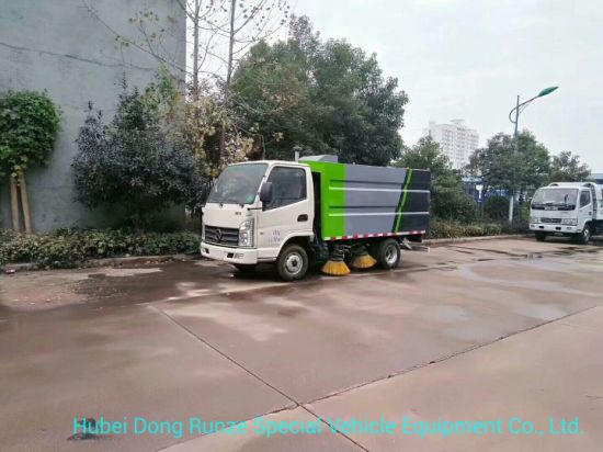 Mini Kama Road Sweepers 1.7m3 Dustbin, 0.8m3 Clean Water Tank