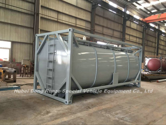 Class 8 Naclo 20FT Tank Container for Sodium Hypochlorite (NaClO max 15%) Solution Perfect for Transport Bleaching Liquid Un 1791