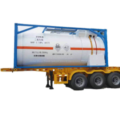 20FT UN1079 ISOTank Container for Sulfur Dioxide 0.73Mpa Road Transport 22,000litres 28Ton SO2 