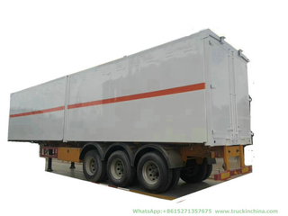 Customizing 3 Axles Insulated Van Explosion-Proof Blasting Goods (Explosive Detonator, Blasting Cap) Transport Trailer
