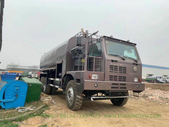 HOWO Mining Anti Dust Water Tanker Truck 35- 40m3 (Offroad Water Bowser with Fire Pump Water Fire Cannon)