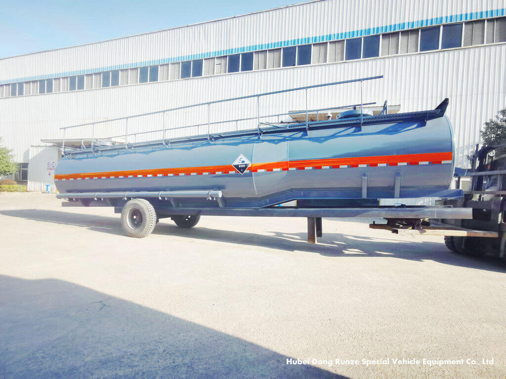 Lined PE Tank Trailer for Transport Hydrochloric Acid HCl Sulfuric Acid 5500-8800Gallon