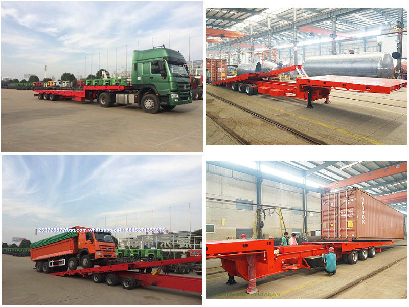 Heavy Equipment Recovery Wrecker Trailer with 12PCS Container Locks and