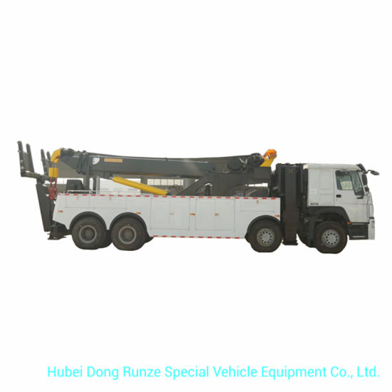 Sino Truck HOWO 360 Degree Rotation 50 Tons Heavy Duty Wrecker