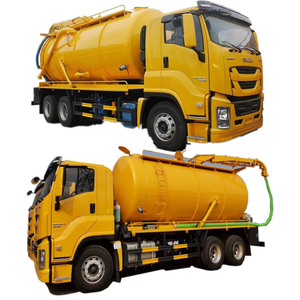 ISUSU GIGA 25Ton Combined Sewer Suction Jetting Hydrovacs Vacuum Hydro Excavation Truck (14m3 Drilling Wast+6m3 Jetting Water)