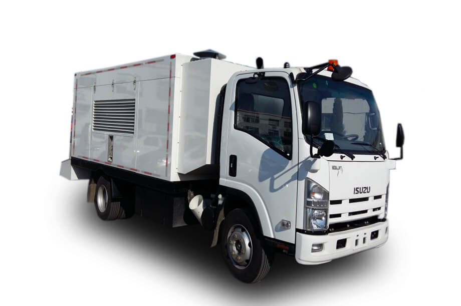 Electric ISUZU Aircraft Ground Air Source Vehicle Air Start Unit with CD42S Compresor 300ppm 43.5 psi 
