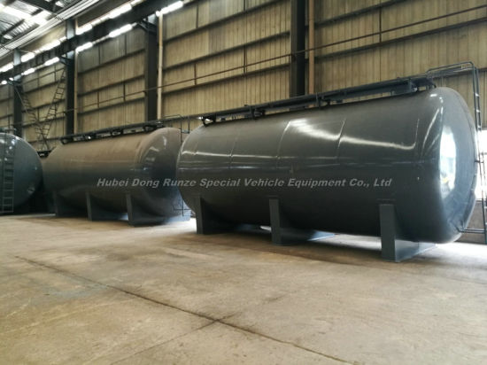 Customizing Checmial Acid Storage Tank 60 M3 Steel Lined LLDPE Tank Used to Contain: HCl (max 35%) , Naoh (max 50%) , Naclo (max 10%) , PAC (max 17%) , H2so4
