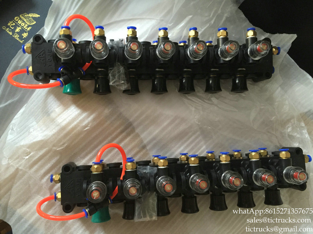 Wholesale Plastic Pneumatic Control Block Valves for Fuel Tanker (Road