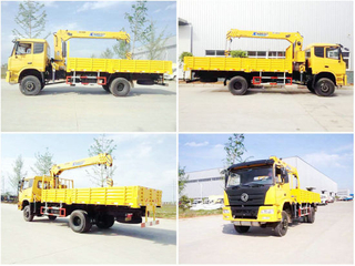  Dongfeng All Wheel Drive 4X4 Truck Mounted Crane 4X4 off-Road with 190HP Cummins Engine