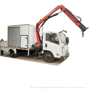 Customized Jmc Rescue Vehicle Workshop Truck with Sany Palfinger Spk6500 Crane 3.3 Ton