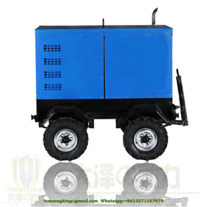  Mobile Welding Plant Mounted on Dolly Trailer With 400A TOYOTI Diesel Generator Welding Machine