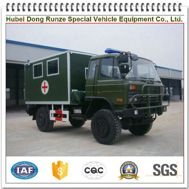  Dong Run Offroad Military AWD 4x4 Ambulance Mobile Clinic Vehicle 