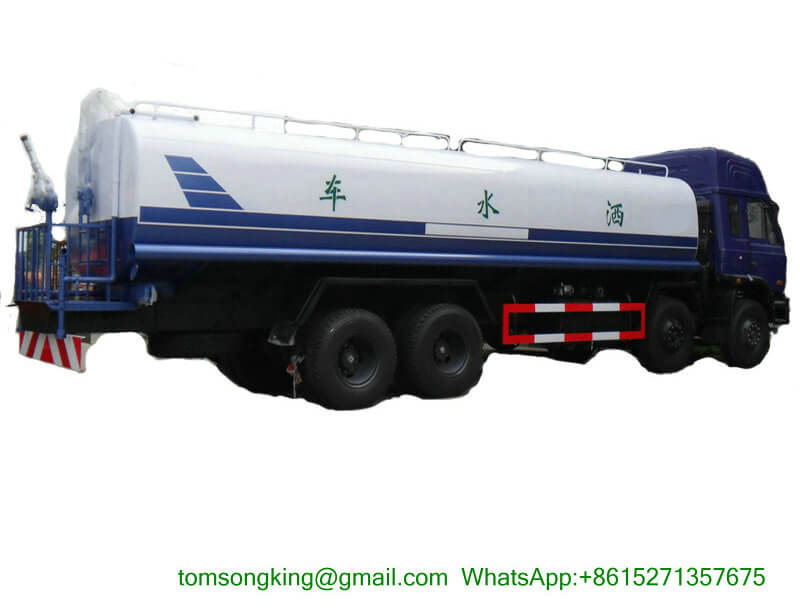 30000L 270HP Water Truck 8x4 for sale