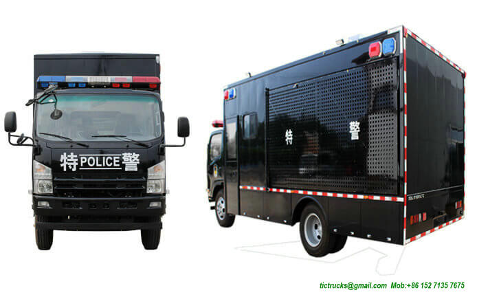 Wholesale ISUZU Anti Riot Mobile Police Barrier Spreading Vehicle ...