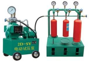 Fire Extinguisher Testing-Pressure Test Station Hydrotest Rig Hydrotest Pump Device ,Air Pressure Testing 