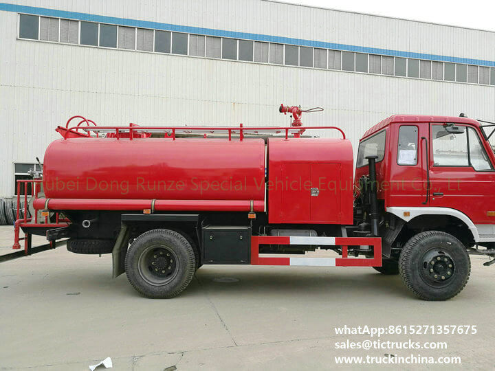 Fire fighting water tank lorry truck 7200L,1600Gallon