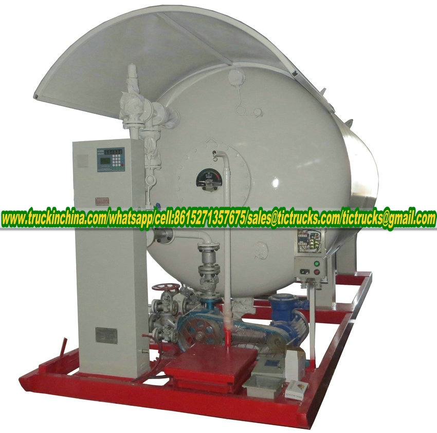 10000Liters LPG Gas Skid Filling Station with Mobile Refilling LPG Scales for LPG Bottle 