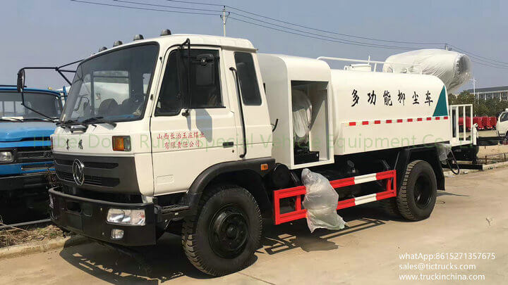 6000L-9000L fine water mist dust control truck with fog cannon